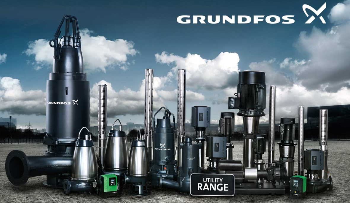 Гамата помпи на Grundfos